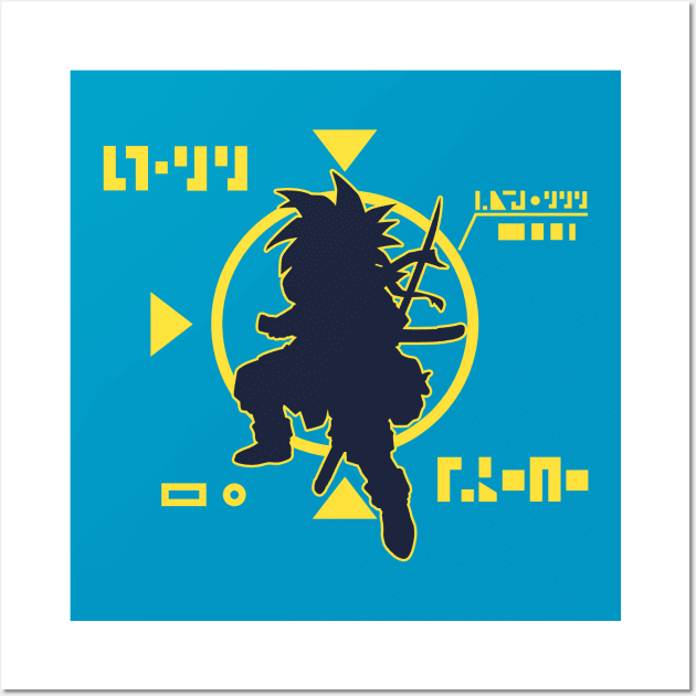 Crono Scouter Blue Wall Art by PlatinumBastard